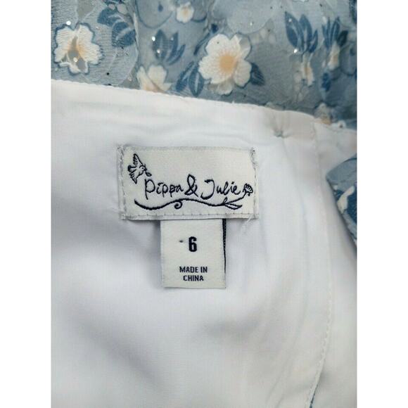 6 Pippa & Julie Falyn Floral Ruffle Dress - Picture 6 of 6